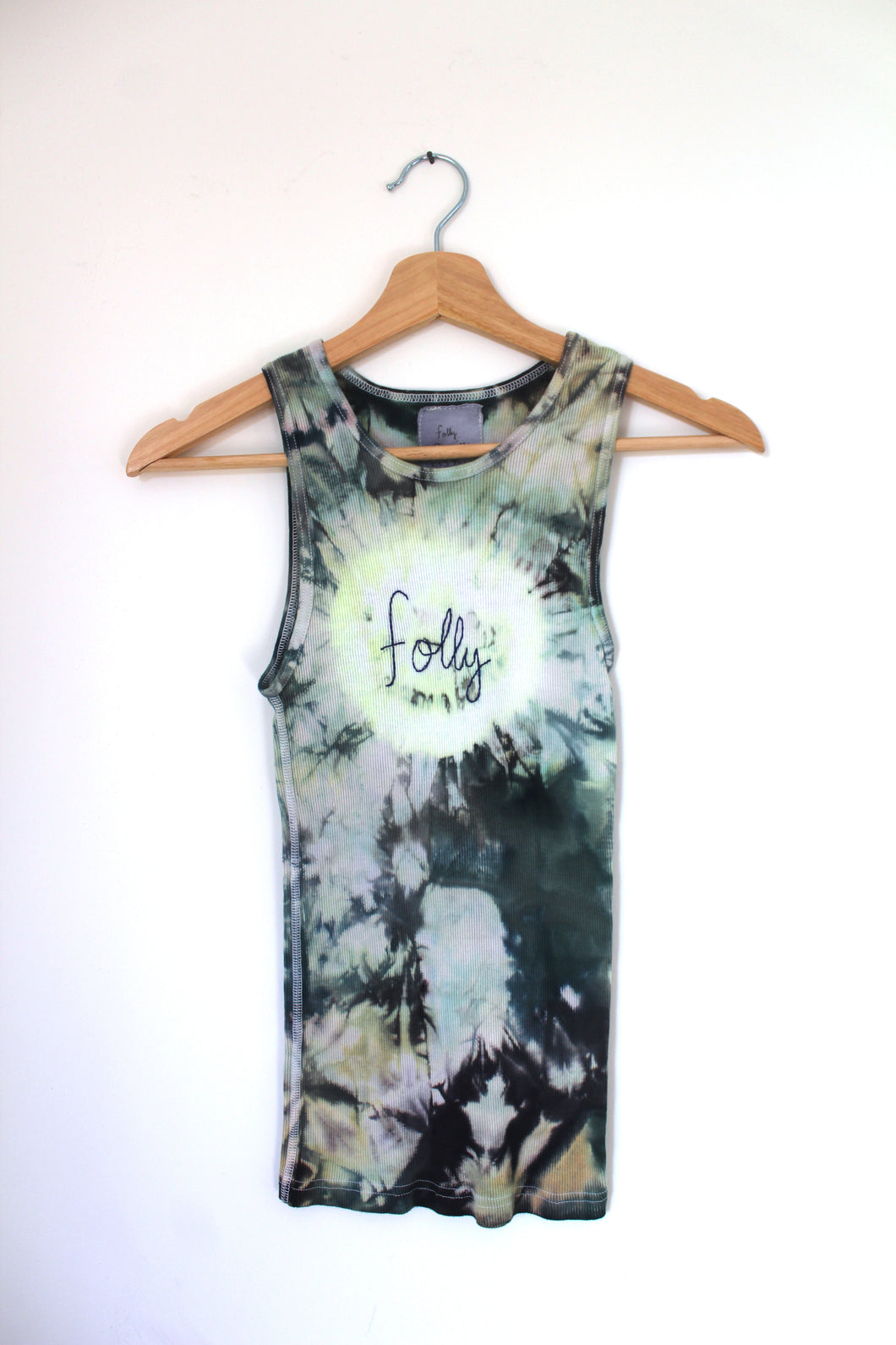 Adult Small or Children's XL Embroidered Folly Tank