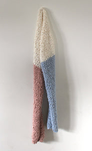 Cotton Candy Hand-Knit Scarf