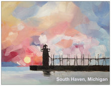 Load image into Gallery viewer, South Haven Lighthouse Postcard
